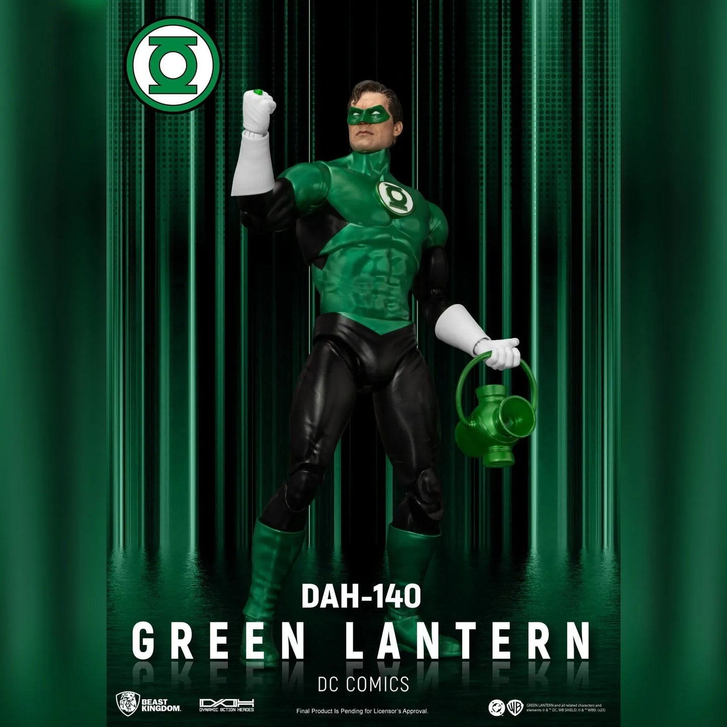 DC Comics: The Green Lantern: Dynamic 8ction Heroes: DAH-140: Action Figure: 20CM - Beast Kingdom Toys Action Figure