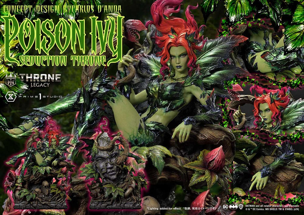 DC Comics Throne Legacy Collection Statue 1/4 Batman Poison Ivy Seduction Throne 55 cm - Prime 1 Studio Statues