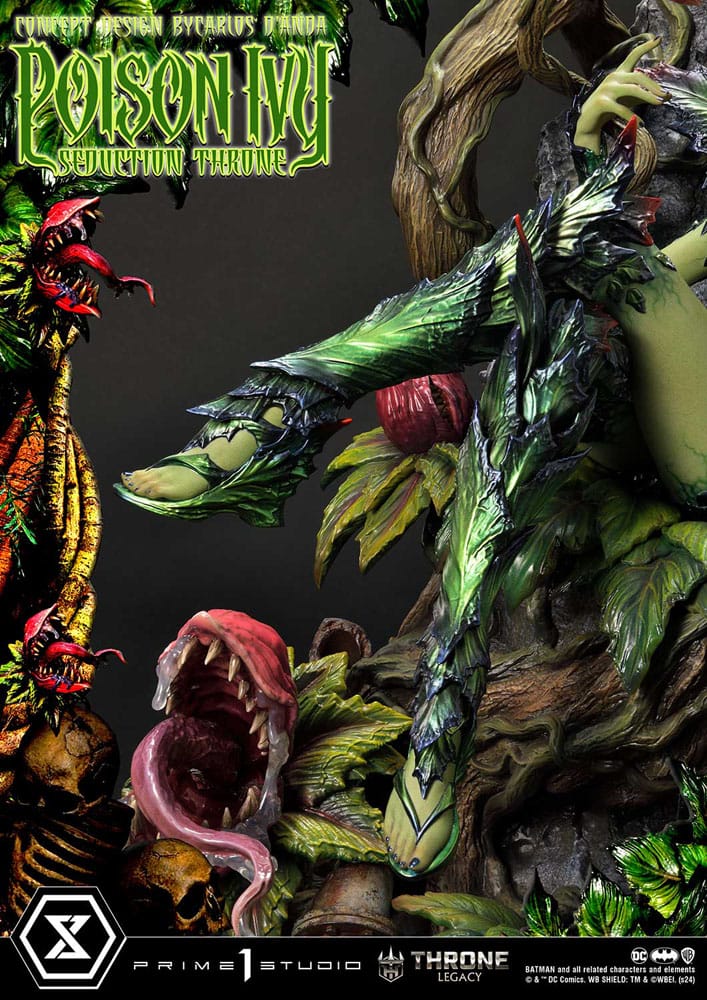 DC Comics Throne Legacy Collection Statue 1/4 Batman Poison Ivy Seduction Throne Deluxe Version 55 cm - Prime 1 Studio Statues