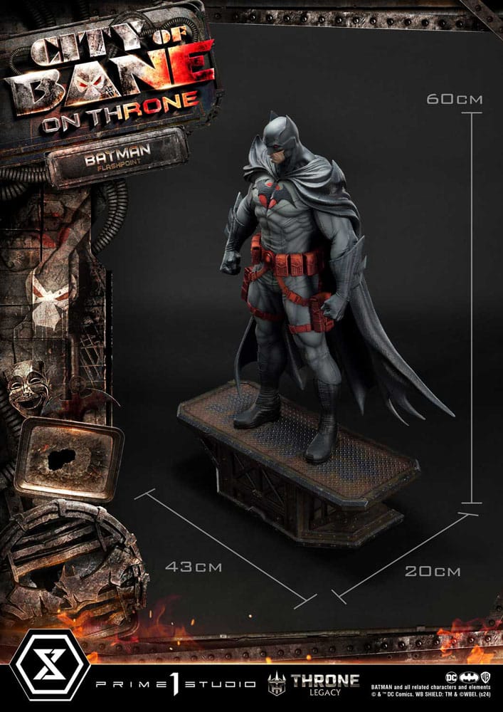 DC Comics Throne Legacy Collection Statue Statue 1/4 Flashpoint Batman 60 cm - Prime 1 Studio Statues