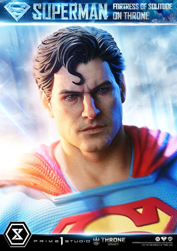 DC Comics Throne Legacy Collection Statue Statue 1/4 Superman Fortress of Solitude on Throne (Design by Gabriele Dell'Otto) 52 cm - Prime 1 Studio Statues