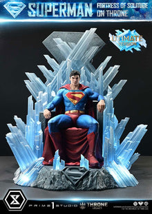 DC Comics Throne Legacy Collection Statue Statue 1/4 Superman Fortress of Solitude on Throne (Design by Gabriele Dell'Otto) Ultimate Version 52 cm - Prime 1 Studio Statues