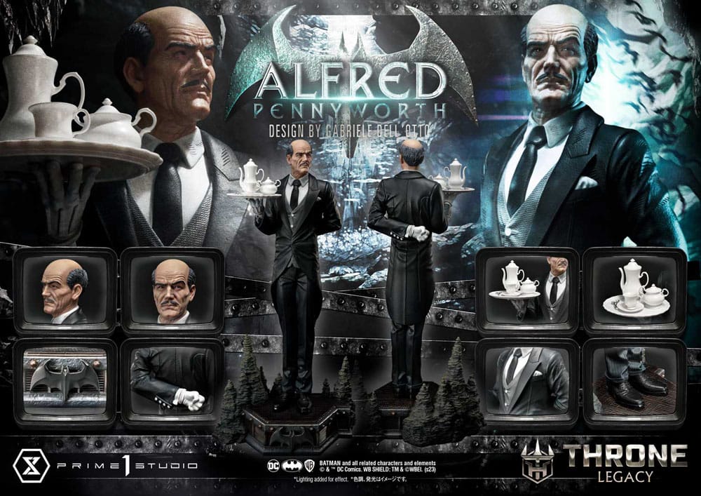 DC Comics Throne Legacy Series Statue Alfred Pennyworth (Batman Comics) Bonus Version 5 - Prime 1 Studio Statues