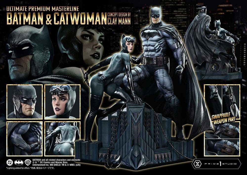 DC Comics Ultimate Premium Masterline Series Statue 1/4 Batman & Catwoman (Concept Design by Clay Mann) Bonus Version 56 cm - Prime 1 Studio Statue