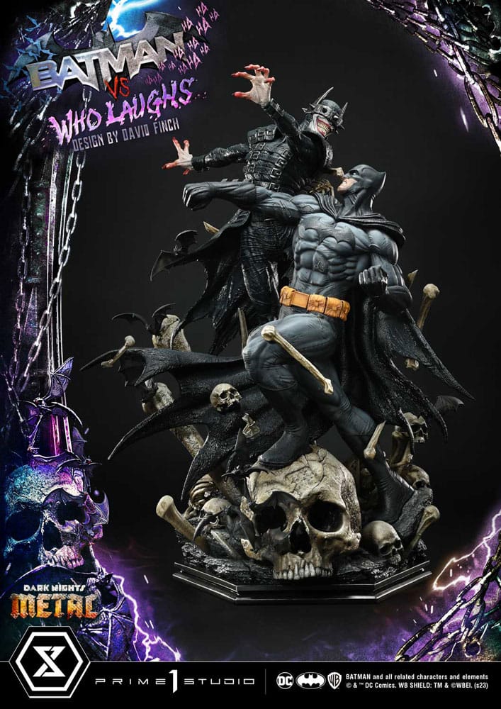 Dark Nights: Metal Ultimate Premium Masterline Series Statue 1/4 Batman VS Batman Who Laughs 6 - Prime 1 Studio Statues