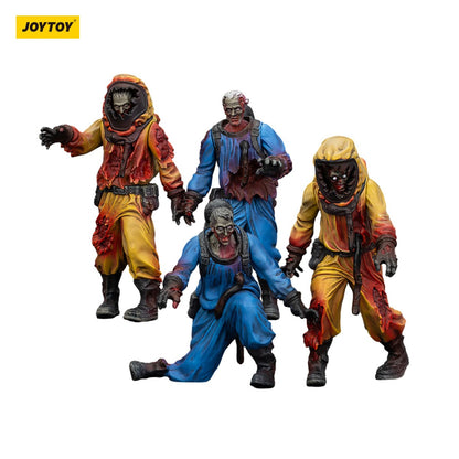 Dark Source: Zombie Biochemical Lab Team: Action Figure 4 Pack: Joy Toy - Joy Toy Action Figure