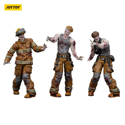 Dark Source: Zombie Firefighters: Action Figure 3 Pack: Joy Toy - Joy Toy Action Figure