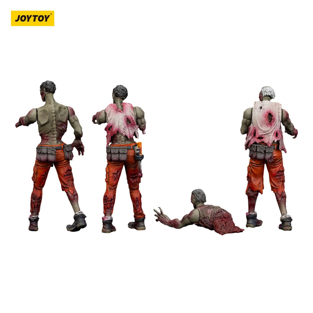 Dark Source: Zombie Mechanic Team: Action Figure 4 Pack: Joy Toy - Joy Toy Action Figure