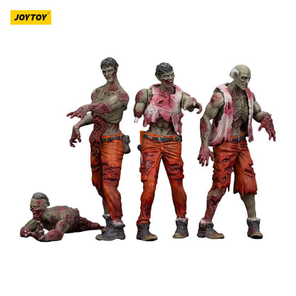 Dark Source: Zombie Mechanic Team: Action Figure 4 Pack: Joy Toy - Joy Toy Action Figure