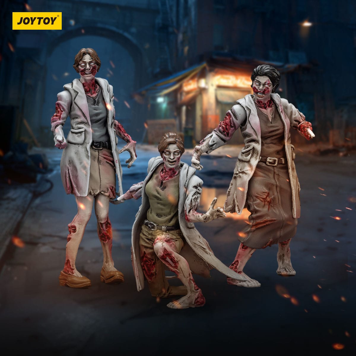 Dark Source: Zombie Medics: Action Figure 3 Pack: Joy Toy - Joy Toy Action Figure
