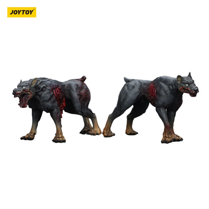 Dark Source: Zombie Police Dogs: Action Figure 2 Pack: Joy Toy - Joy Toy Action Figure