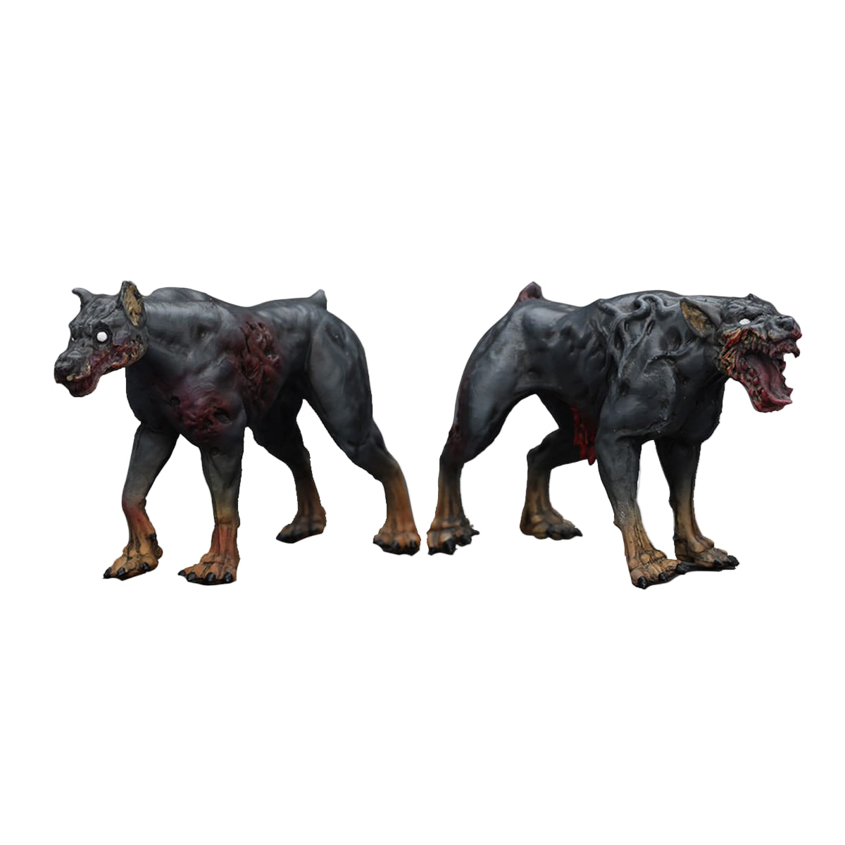 Dark Source: Zombie Police Dogs: Action Figure 2 Pack: Joy Toy - Joy Toy Action Figure