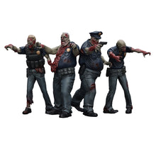 Dark Source: Zombie Police (Male): Action Figure 4 Pack: Joy Toy - Joy Toy Action Figure