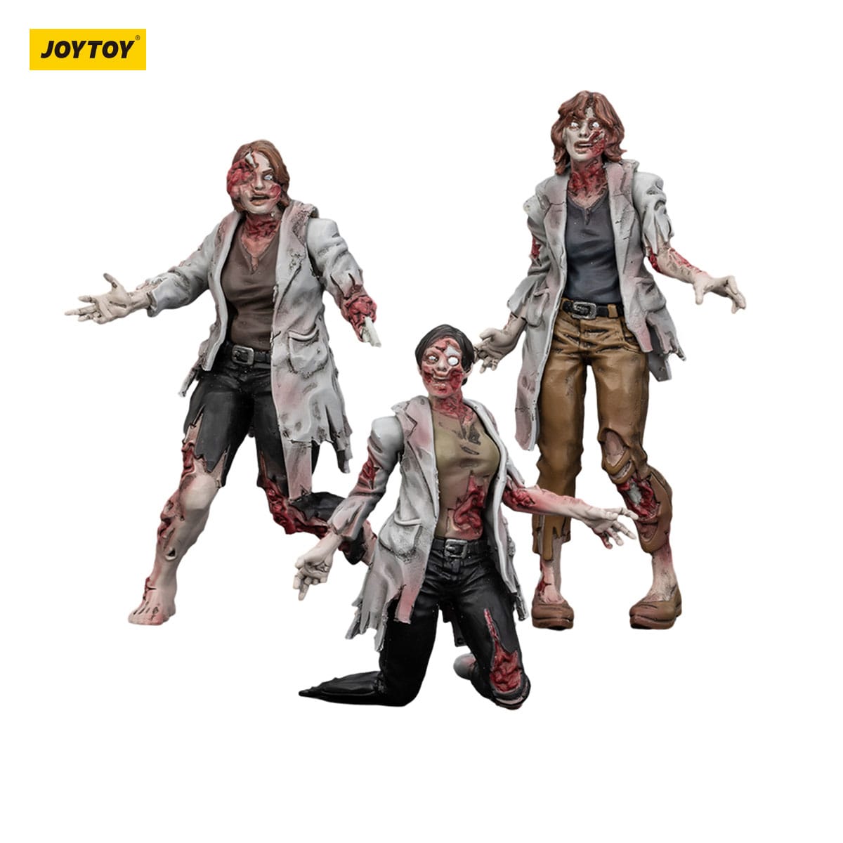 Dark Source: Zombie Scientists (Female): Action Figure 3 Pack: Joy Toy - Joy Toy Action Figure