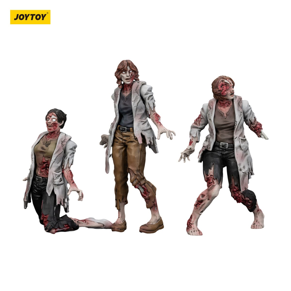 Dark Source: Zombie Scientists (Female): Action Figure 3 Pack: Joy Toy - Joy Toy Action Figure