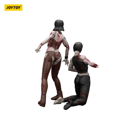 Dark Source: Zombie Wrestlers (Female): Action Figure 2 Pack: Joy Toy - Joy Toy Action Figure