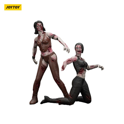 Dark Source: Zombie Wrestlers (Female): Action Figure 2 Pack: Joy Toy - Joy Toy Action Figure