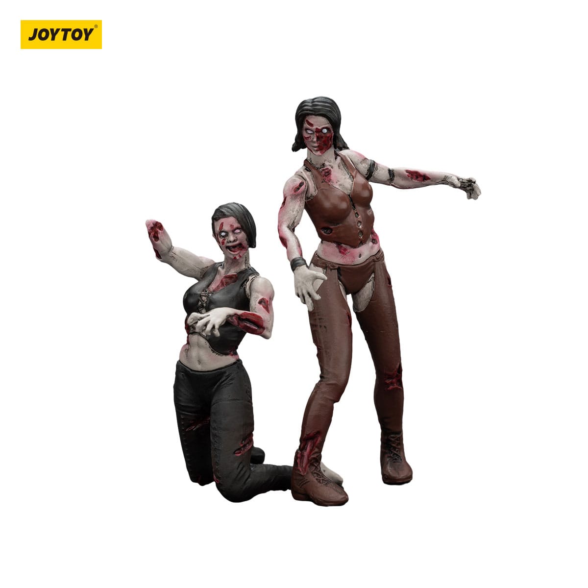 Dark Source: Zombie Wrestlers (Female): Action Figure 2 Pack: Joy Toy - Joy Toy Action Figure