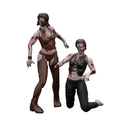 Dark Source: Zombie Wrestlers (Female): Action Figure 2 Pack: Joy Toy - Joy Toy Action Figure