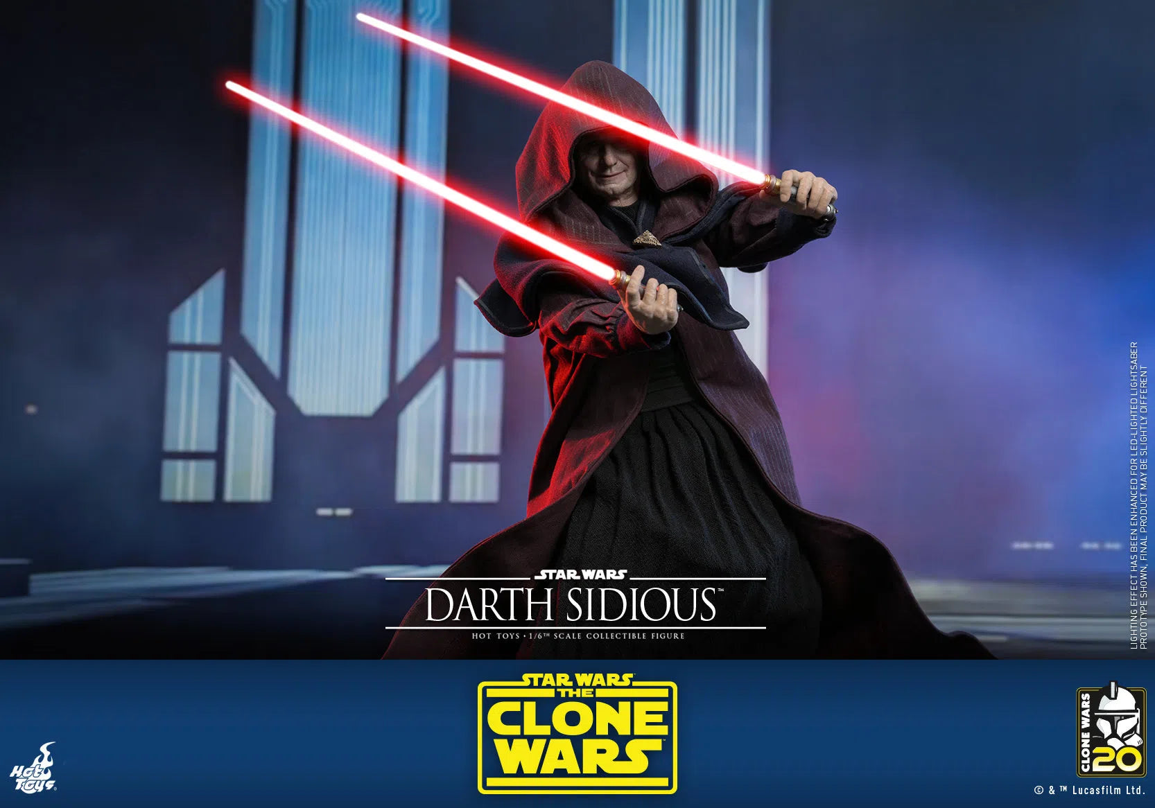 Darth Sidious: The Clone Wars: Star Wars Hot Toys