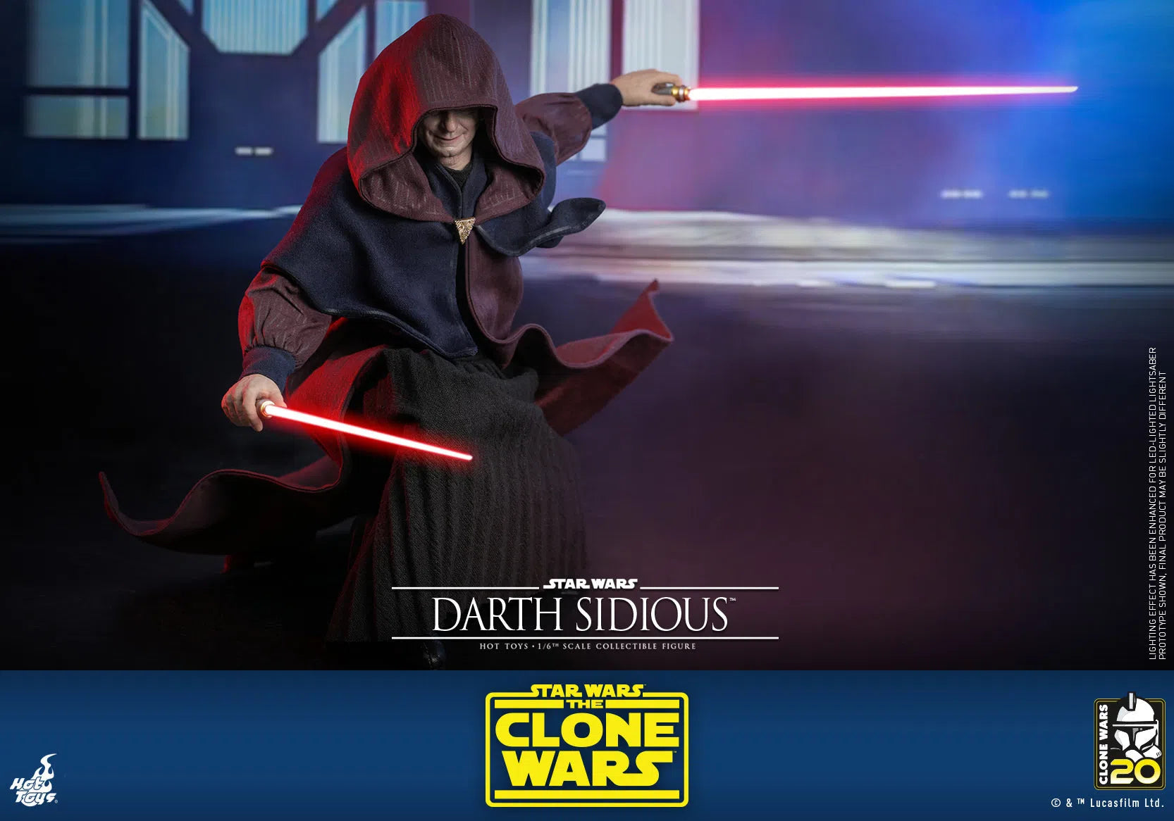 Darth Sidious: The Clone Wars: Star Wars Hot Toys