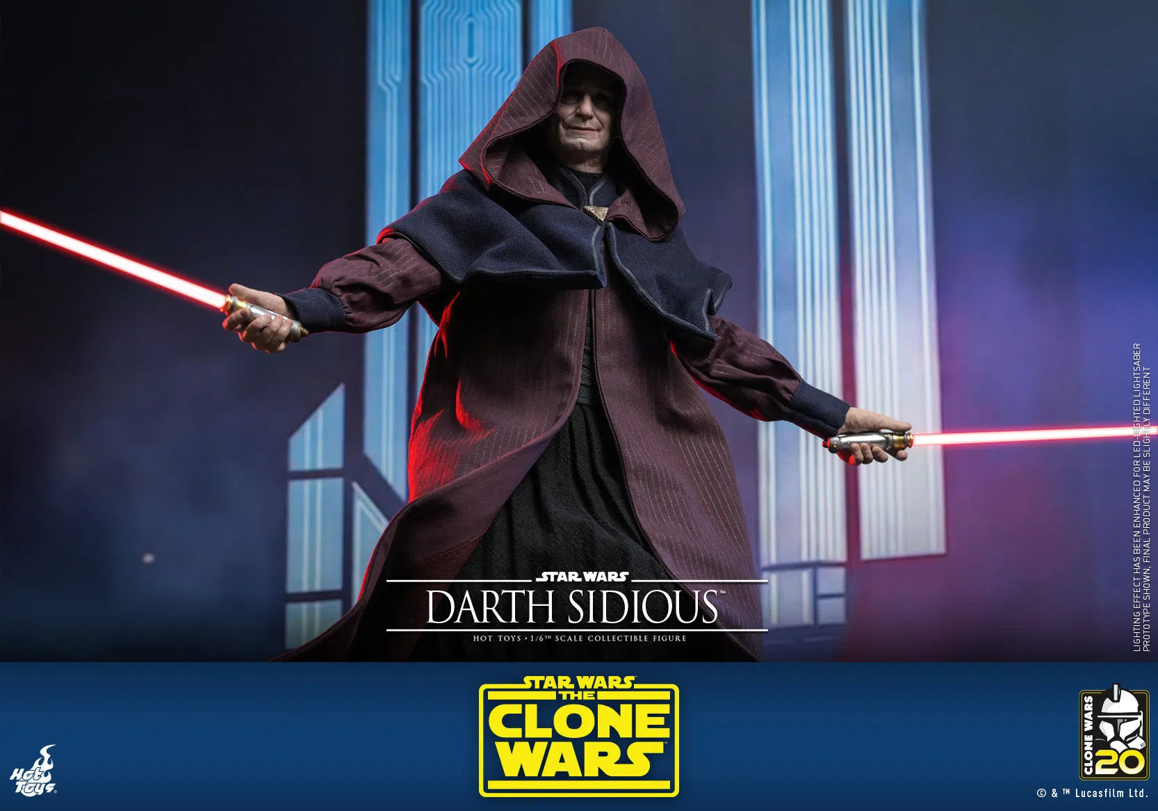 Darth Sidious: The Clone Wars: Star Wars Hot Toys