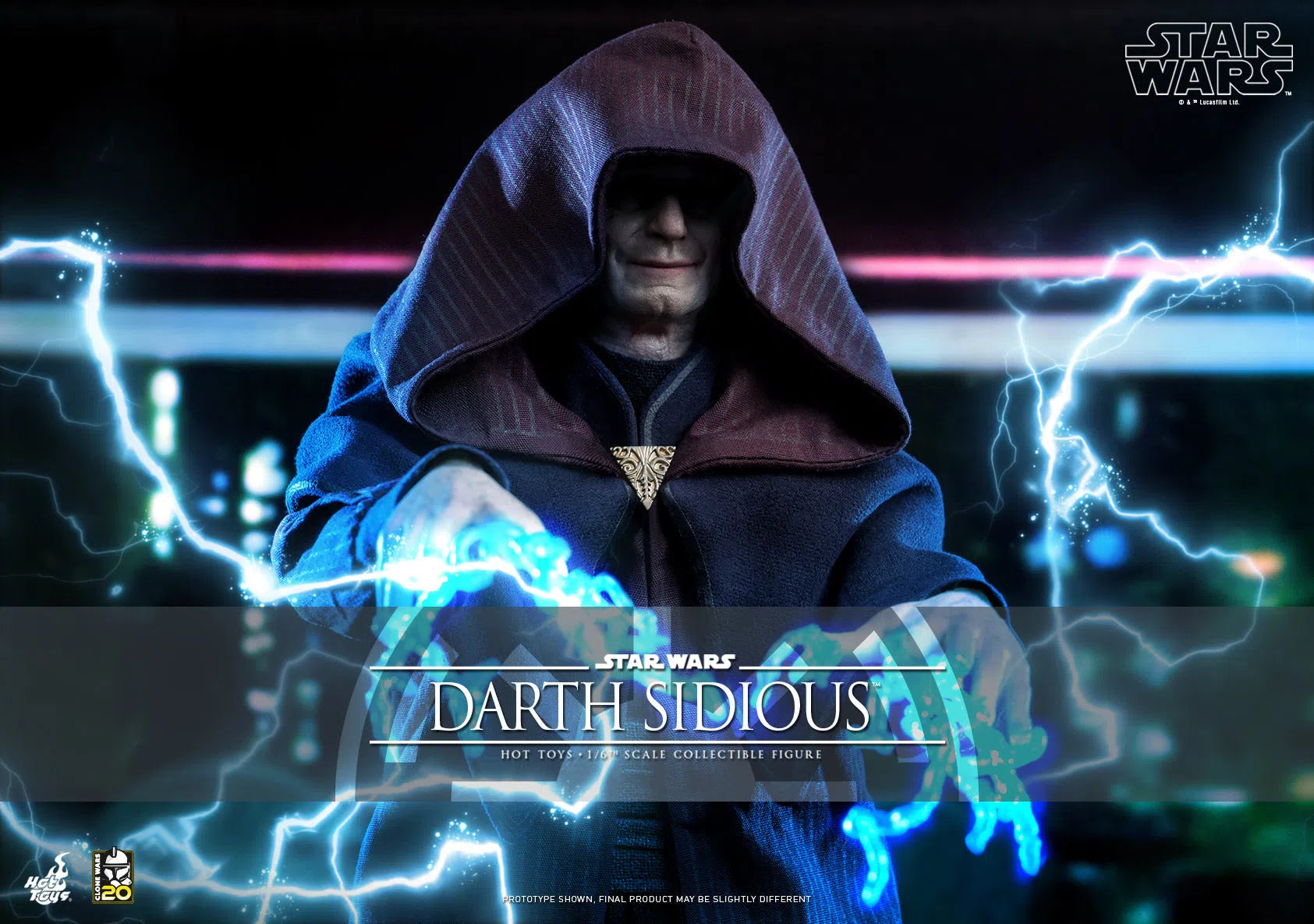 Darth Sidious: The Clone Wars: Star Wars Hot Toys