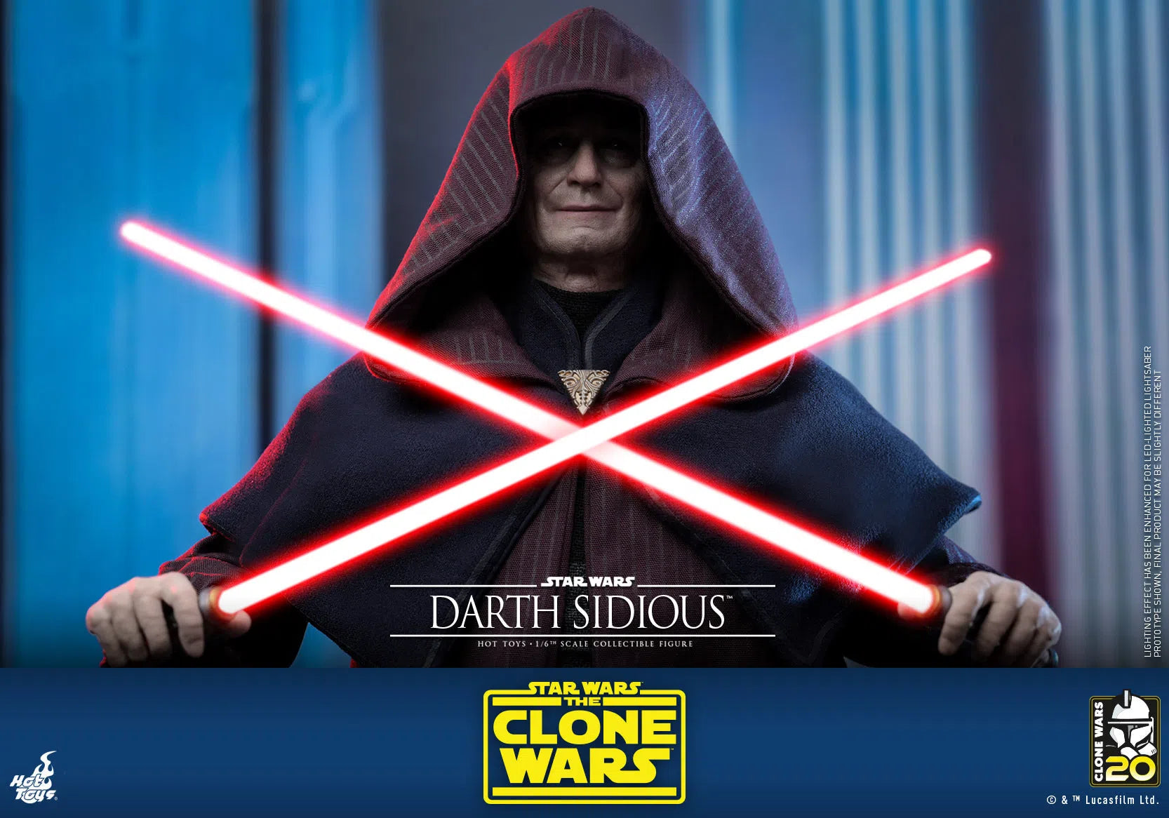 Darth Sidious: The Clone Wars: Star Wars Hot Toys