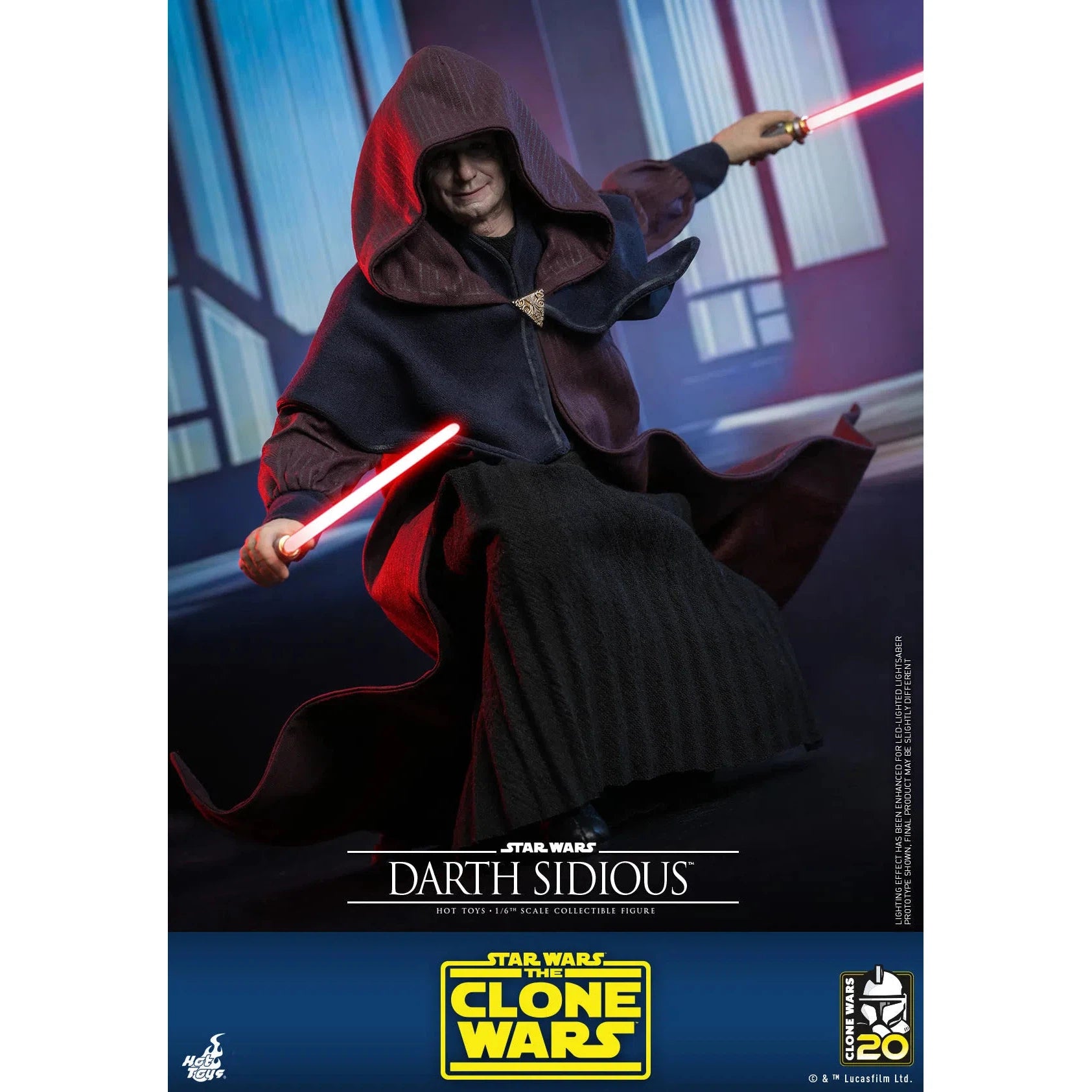 Darth Sidious: The Clone Wars: Star Wars Hot Toys