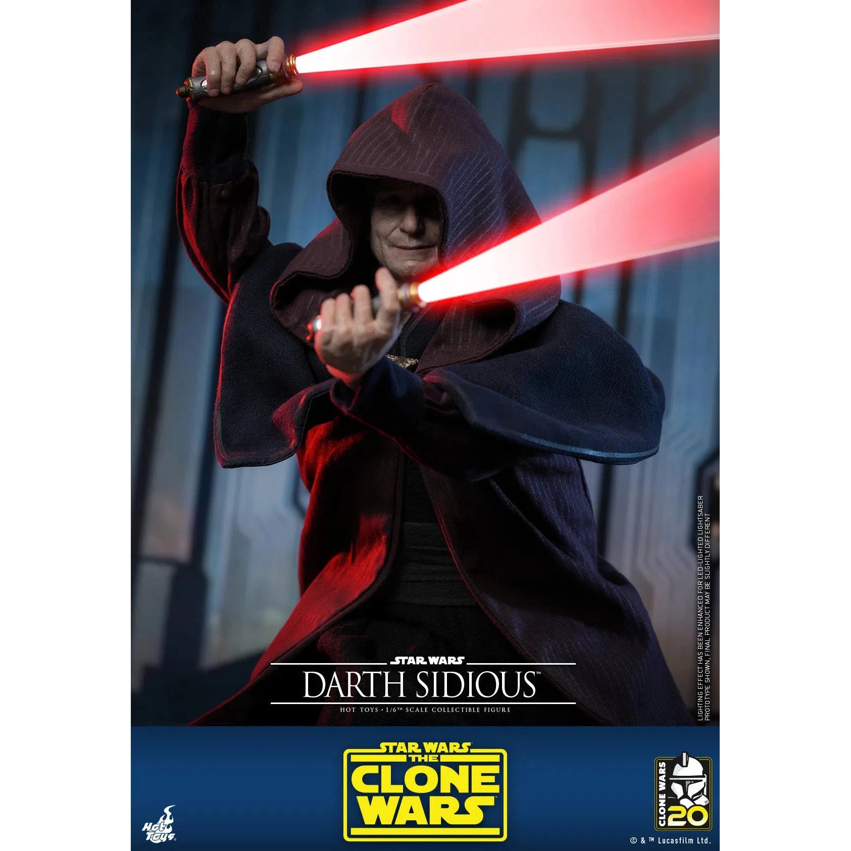 Darth Sidious: The Clone Wars: Star Wars Hot Toys