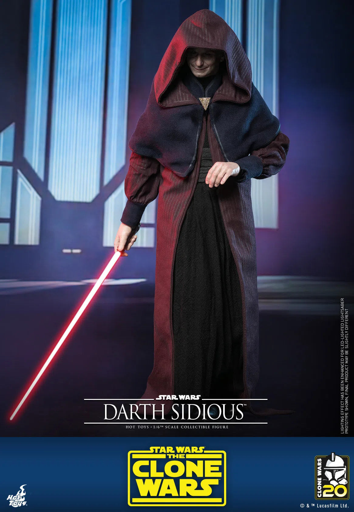 Darth Sidious: The Clone Wars: Star Wars Hot Toys