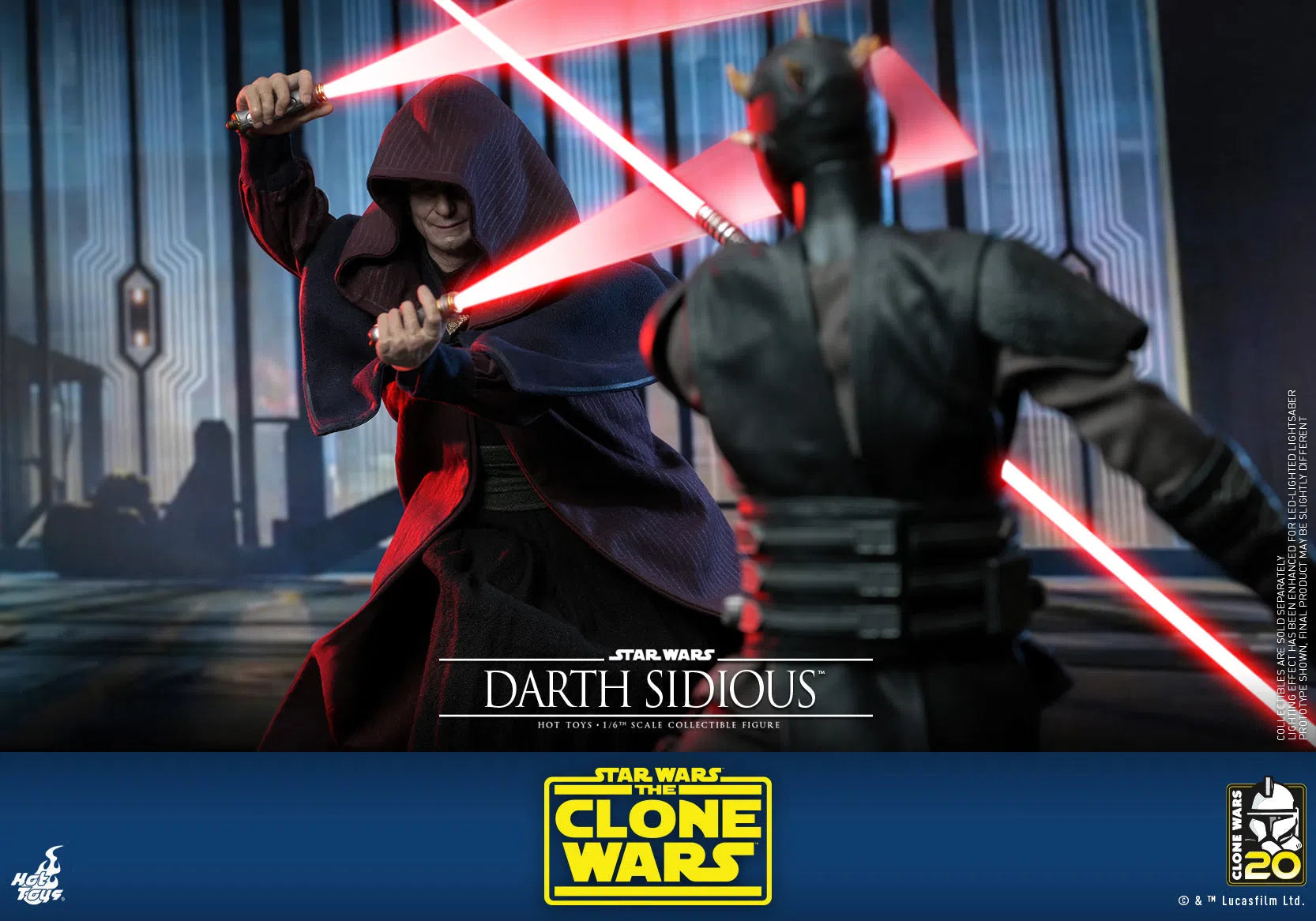 Darth Sidious: The Clone Wars: Star Wars Hot Toys