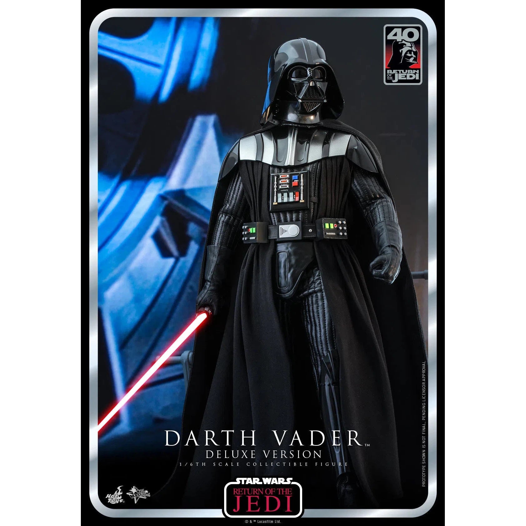 Darth Vader: Star Wars: Return Of The Jedi: 40th Anniversary: Deluxe Hot Toys