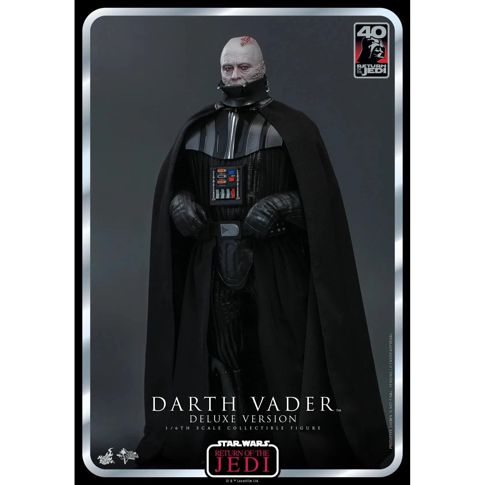 Darth Vader: Star Wars: Return Of The Jedi: 40th Anniversary: Deluxe Hot Toys