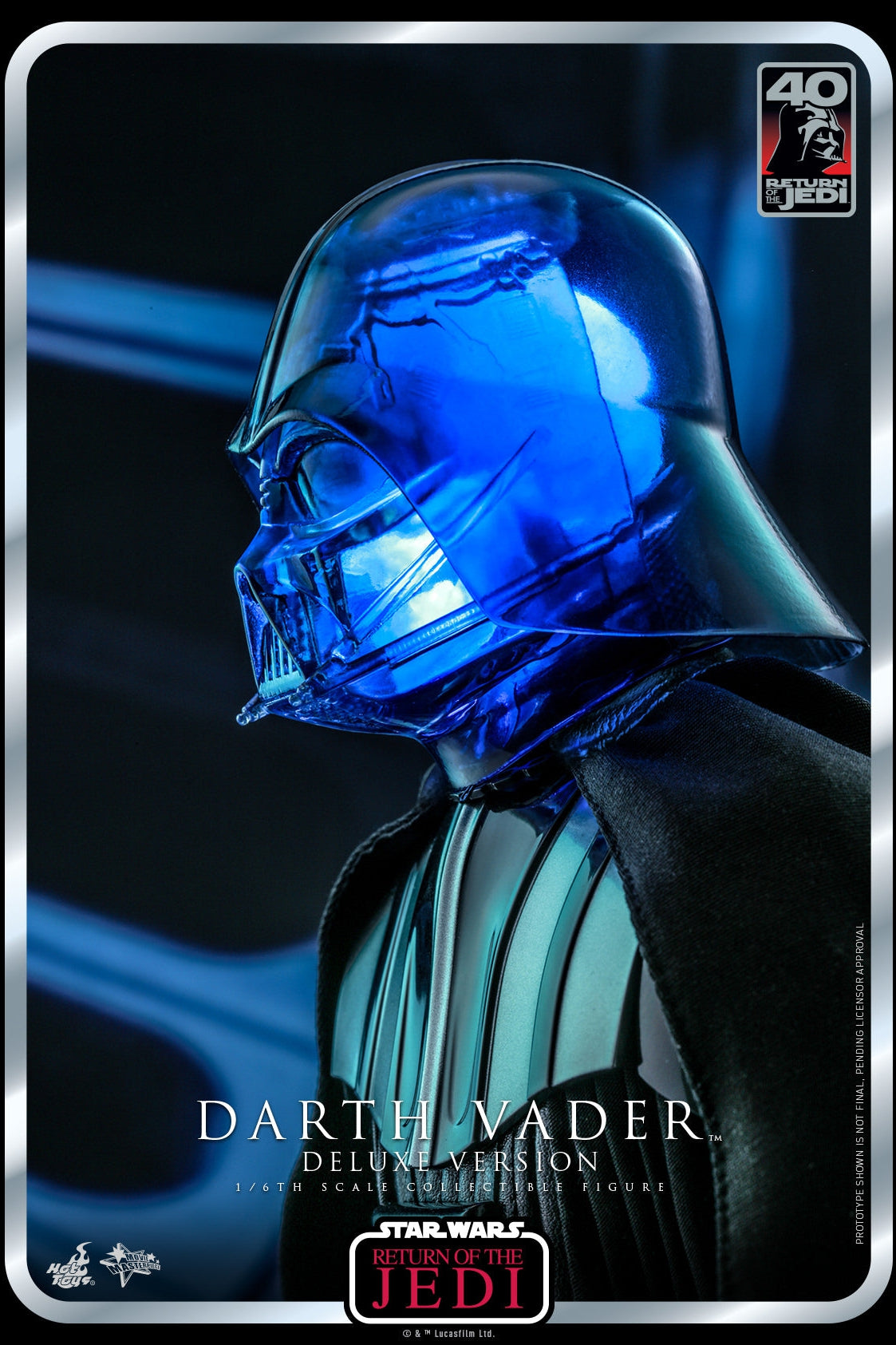 Darth Vader: Star Wars: Return Of The Jedi: 40th Anniversary: Deluxe Hot Toys