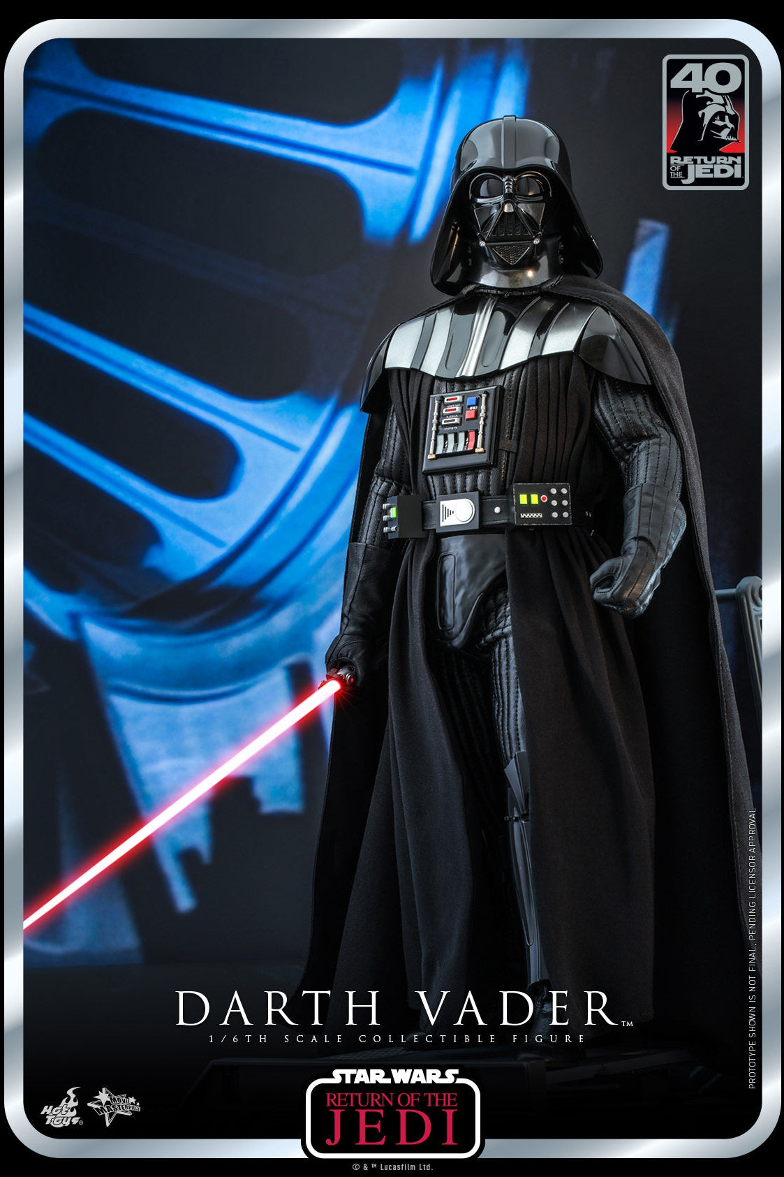 Darth Vader: Star Wars: Return Of The Jedi: 40th Anniversary Hot Toys