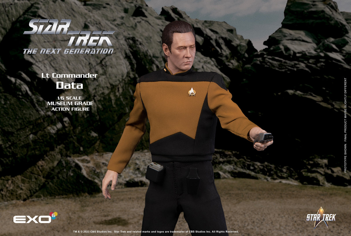 Lt. Commander Data: Essentials Version: Star Trek: The NExt Generation: Exo-6: Sixth Scale-EX0-6