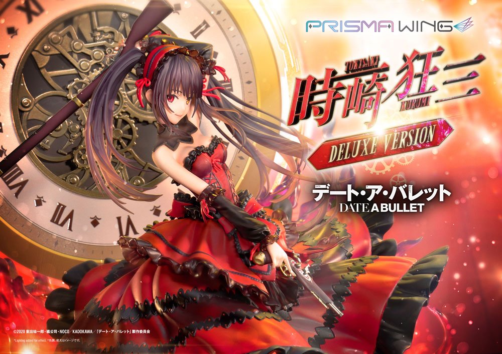 Date A Live Fragment: Date A Bullet Prisma Wing PVC Statue 1/7 Kurumi Tokisaki Deluxe Version 3 - Prime 1 Studio Statues