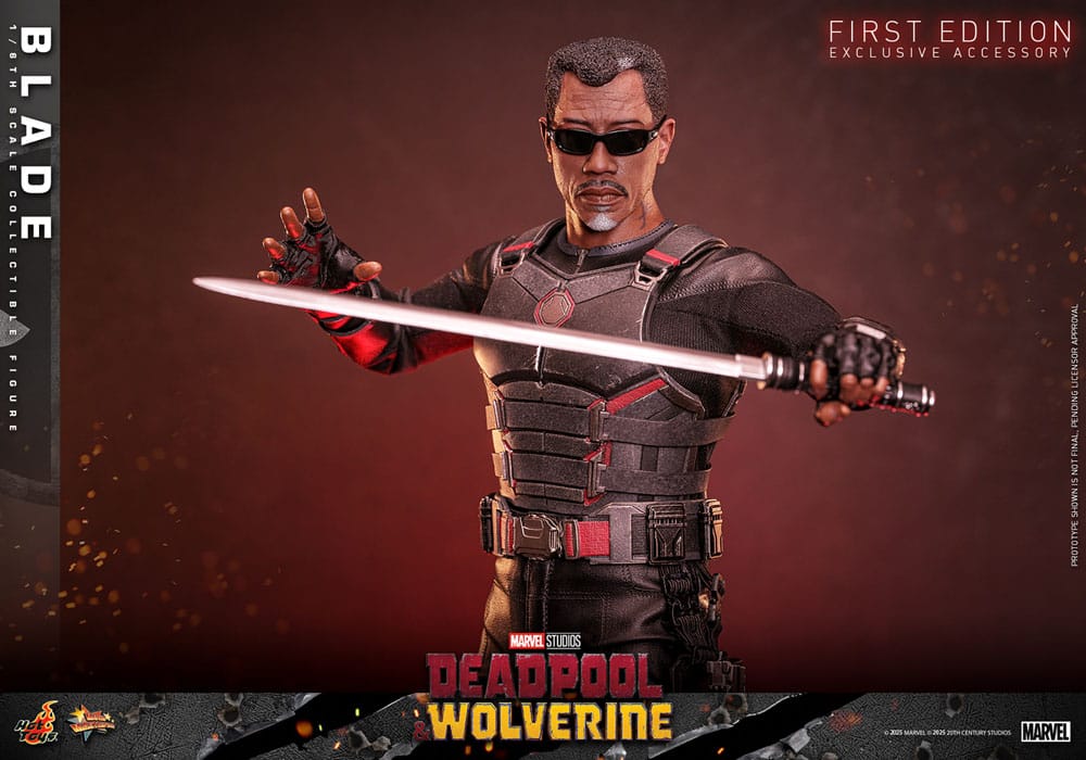Deadpool & Wolverine: Blade: 1/6 Scale Action Figure - Hot Toys Action Figure