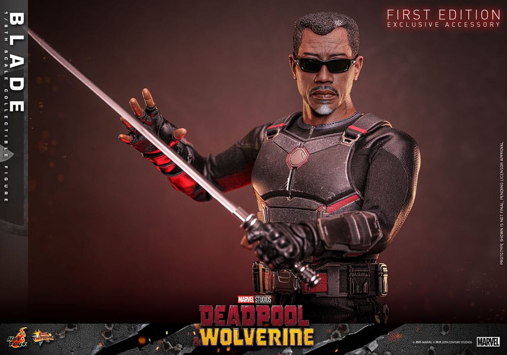 Deadpool & Wolverine: Blade: 1/6 Scale Action Figure - Hot Toys Action Figure