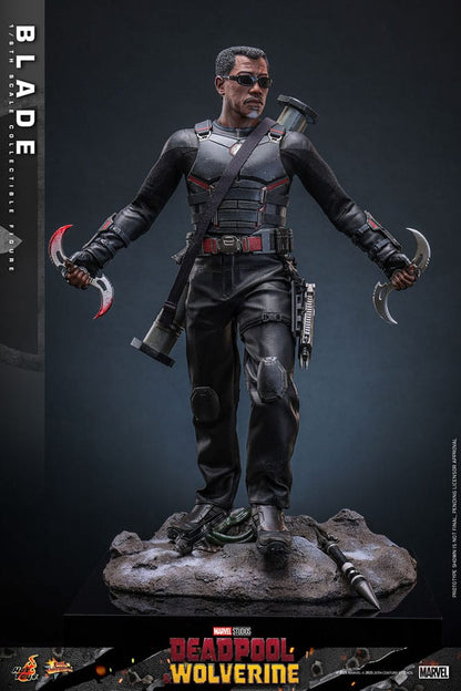 Deadpool & Wolverine: Blade: 1/6 Scale Action Figure - Hot Toys Action Figure