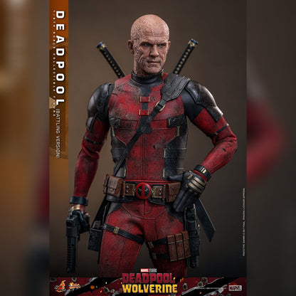 Deadpool & Wolverine: Deadpool: Battling Version: 1/6th - Hot Toys Action Figures