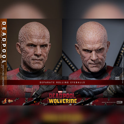 Deadpool & Wolverine: Deadpool: Battling Version: 1/6th - Hot Toys Action Figures