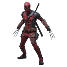 Deadpool & Wolverine: Deadpool: Battling Version: 1/6th - Hot Toys Action Figures