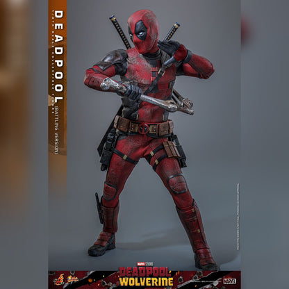 Deadpool & Wolverine: Deadpool: Battling Version: 1/6th Scale Action Figure - Hot Toys Action Figure