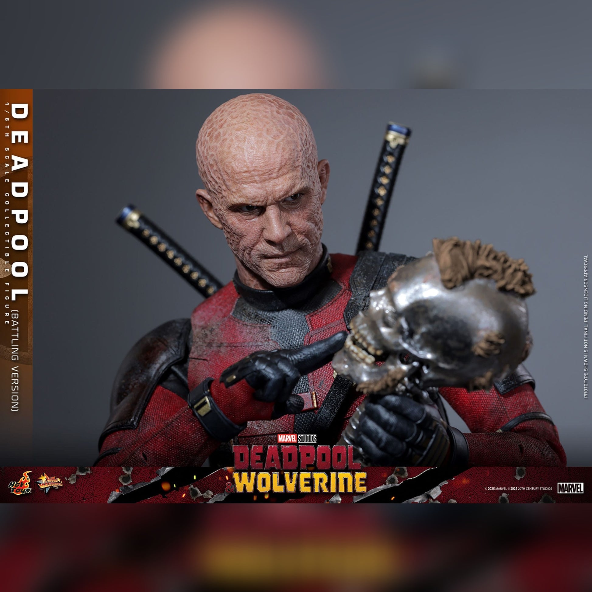 Deadpool & Wolverine: Deadpool: Battling Version: 1/6th Scale Action Figure: Hot Toys Hot Toys