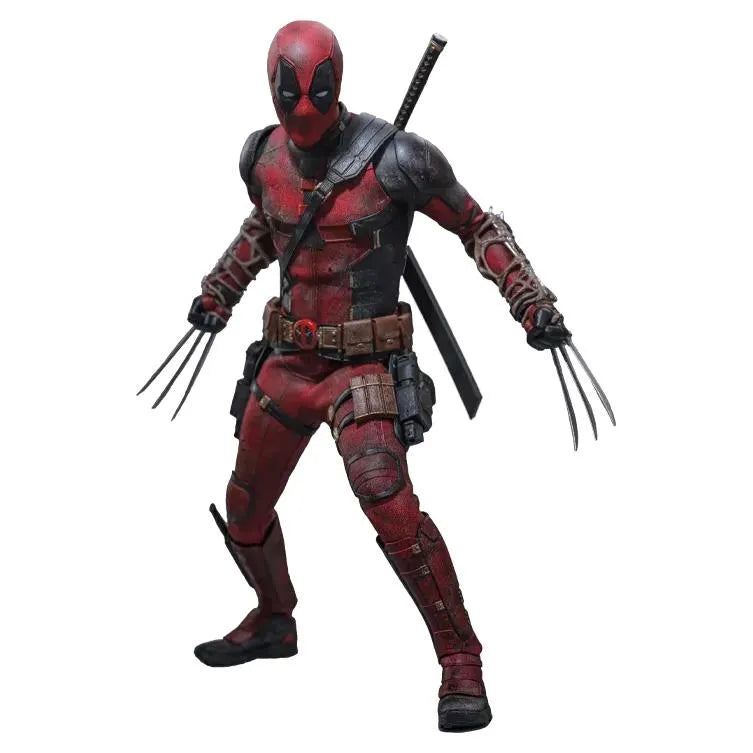 Deadpool & Wolverine: Deadpool: Battling Version: 1/6th Scale Action Figure: Hot Toys Hot Toys