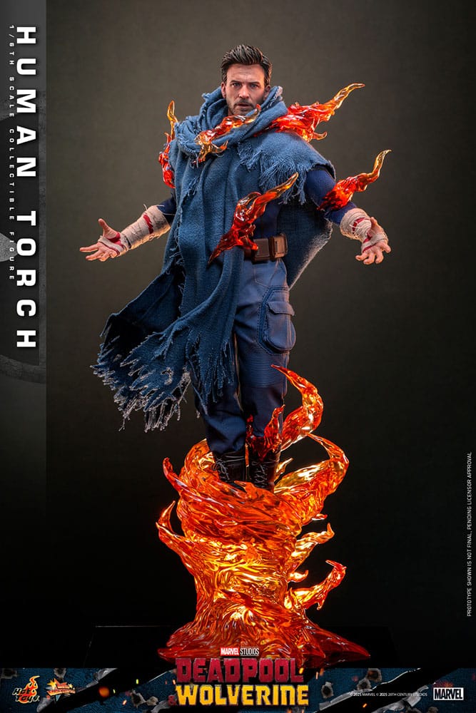 Deadpool & Wolverine: Human Torch: 1/6 - Hot Toys Action Figures