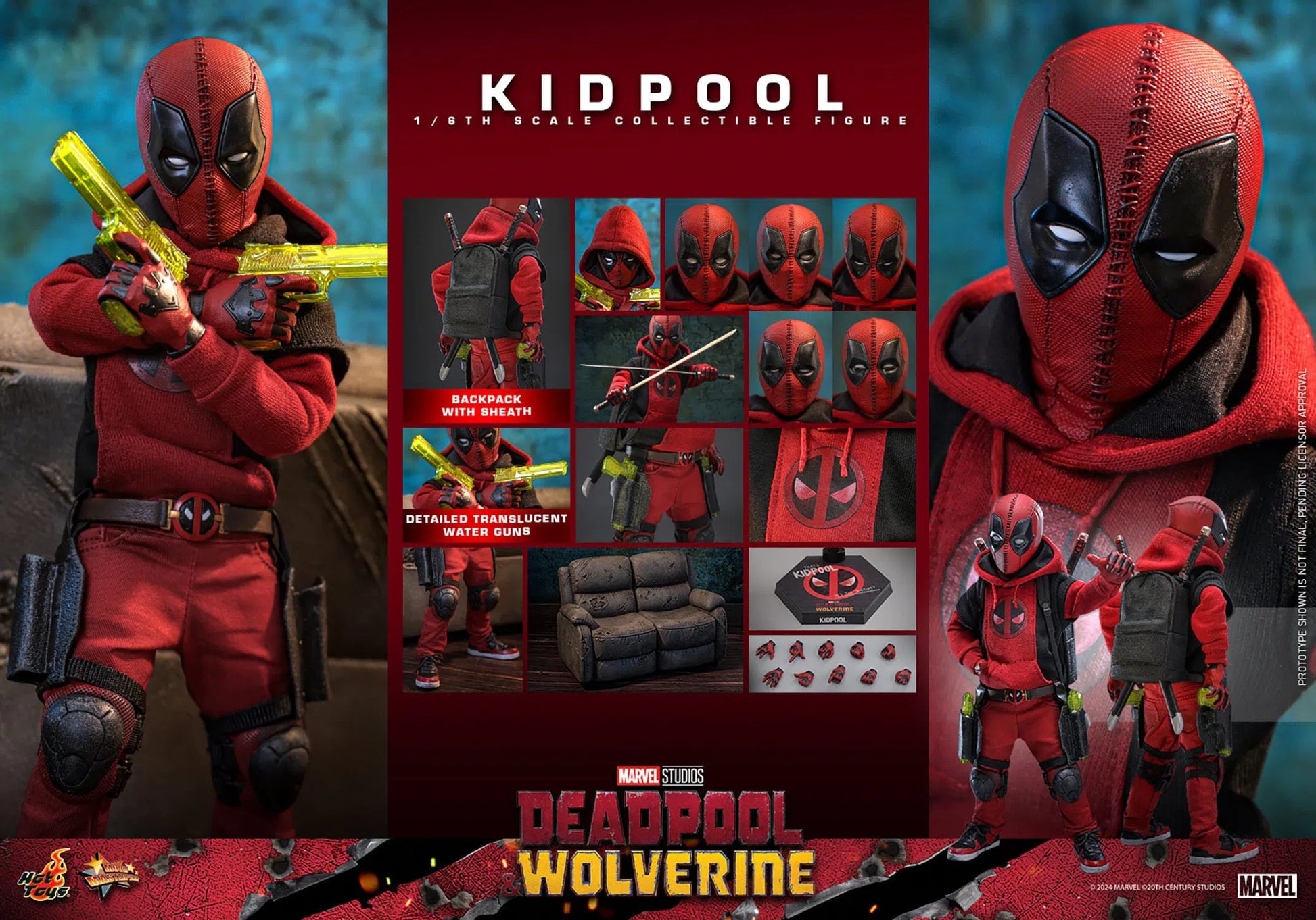 Deadpool & Wolverine: Kidpool: Hot Toys Hot Toys