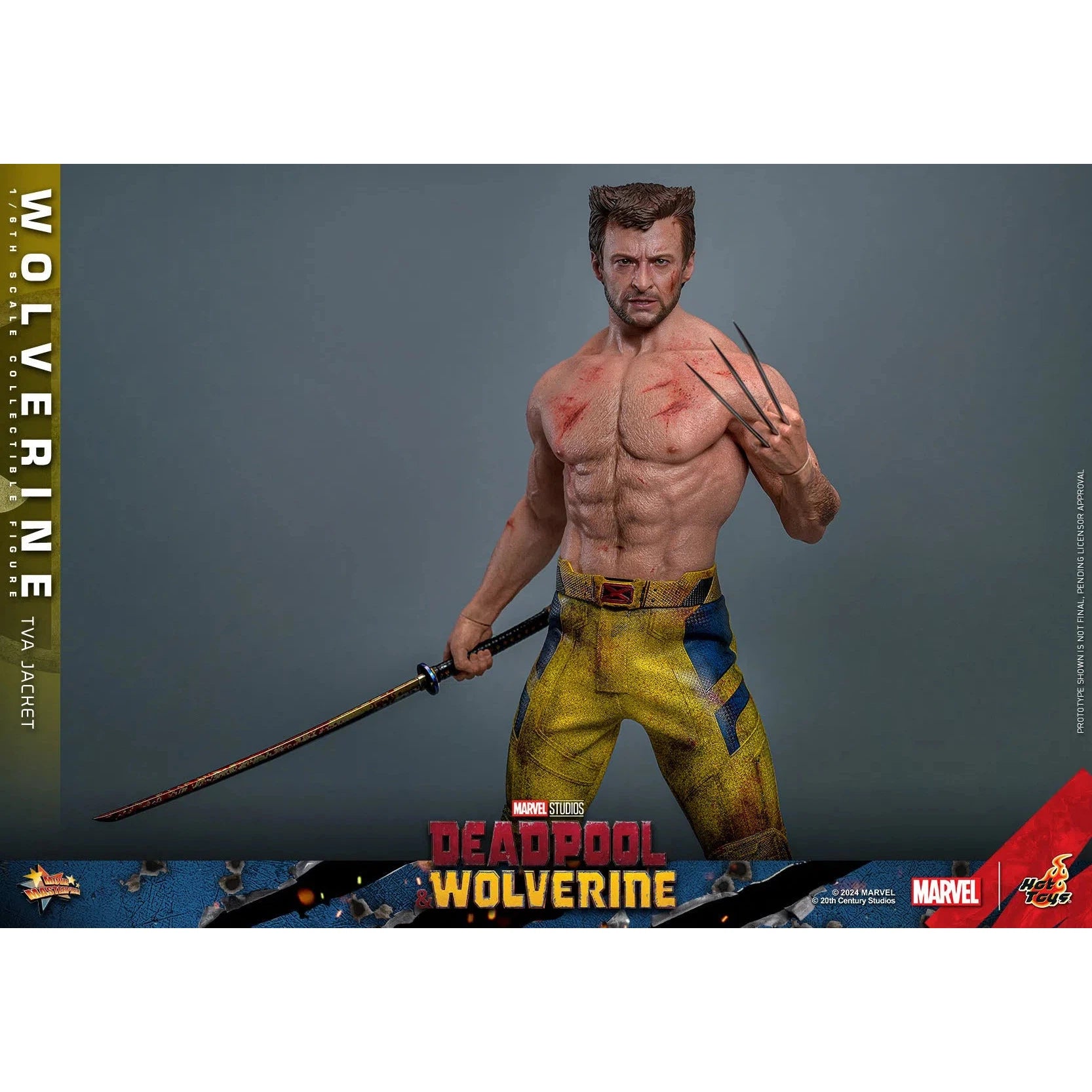 Deadpool & Wolverine: Wolverine: TVA Jacket Version: Hot Toys by Hot Toys – Action Figure, [scale], UK stockist Planet Action Figures